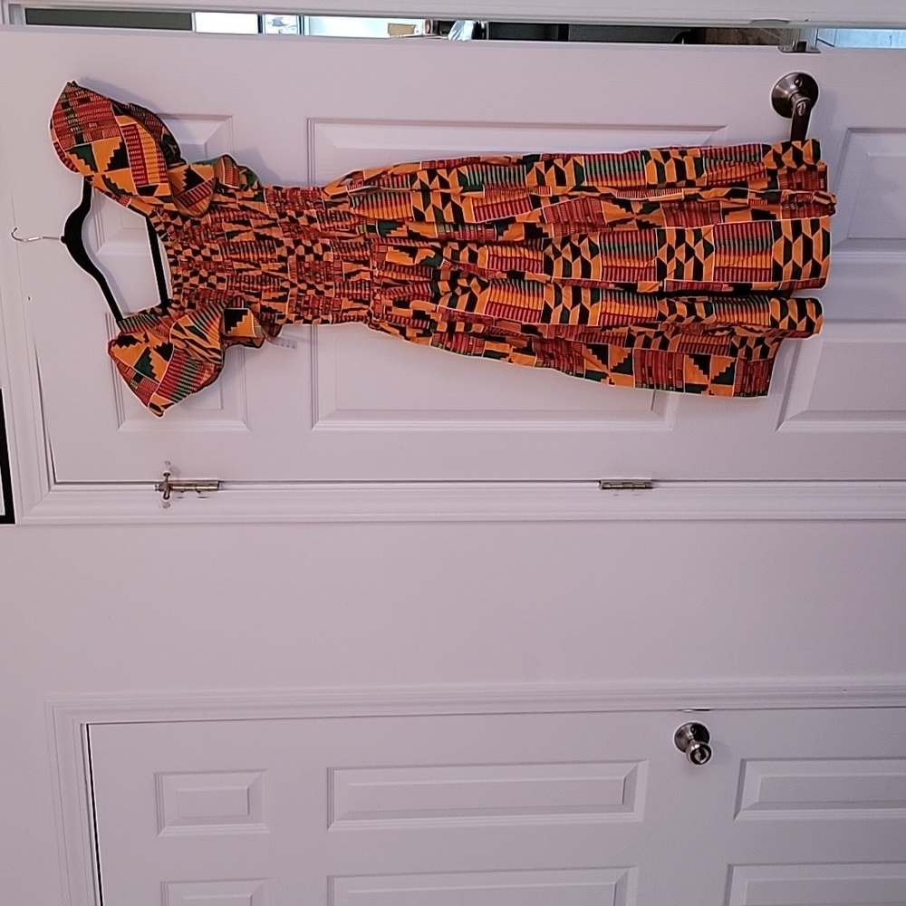 Girls Ankara Cotton dress Authentically African